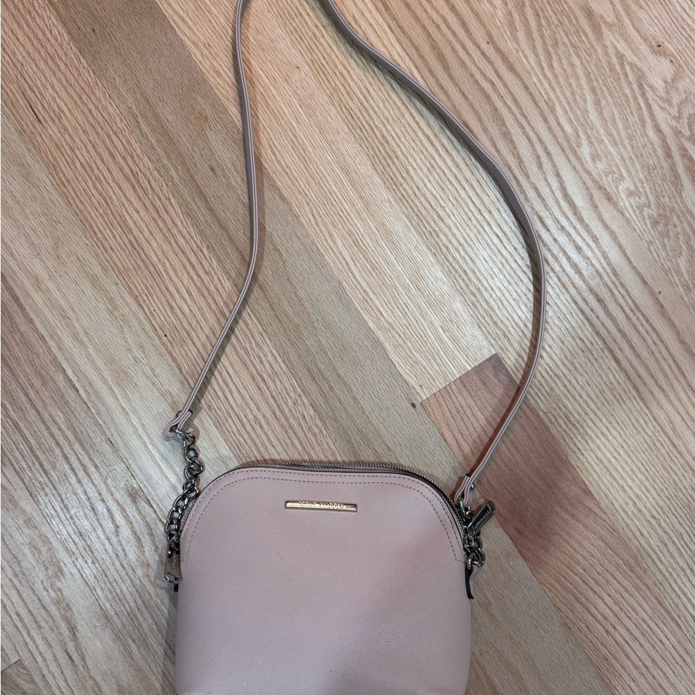 Steve Madden Blush Crossbody Bag with Chain Detail